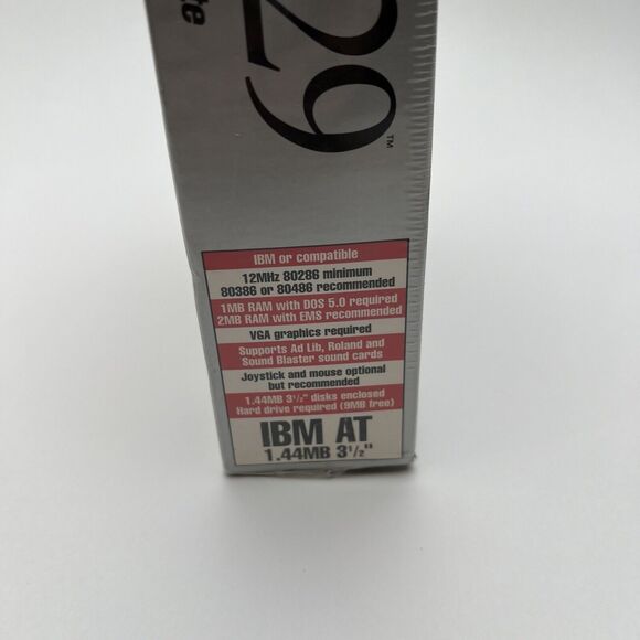 VINTAGE 1993 MiG-29 Spectrum Holobyte Computer Wargame PC Game Sealed New - Picture 13 of 15